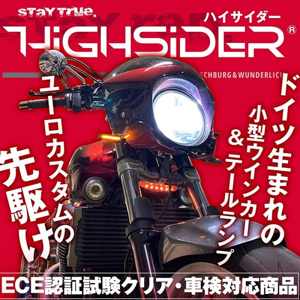 DAYTONA HighSider Motorcycle LED TURN Signal Insert Black Enterprise EP1 15274 Online now - Image 2
