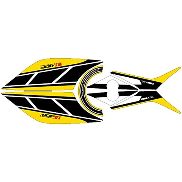 MDF MMT09-D-PY-RF Graphic Kit Rear Fender Set Strobe Model Pumpkin Yellow MT-09 (14-16) Fashion - Image 3
