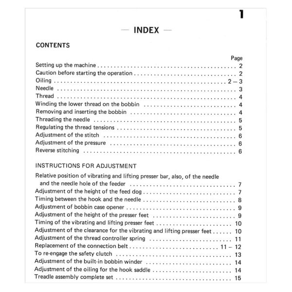 Consew 745R20 Instruction Manual Discount - Image 2