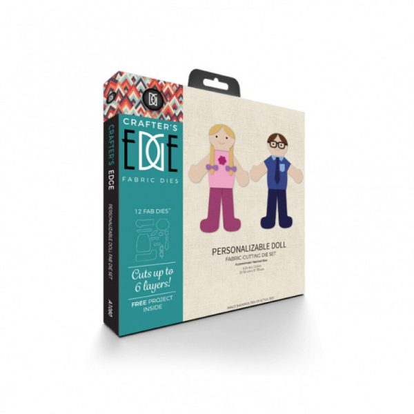 Crafter s Edge, Personalizable Doll 12 Piece Die Set Discount - Image 4