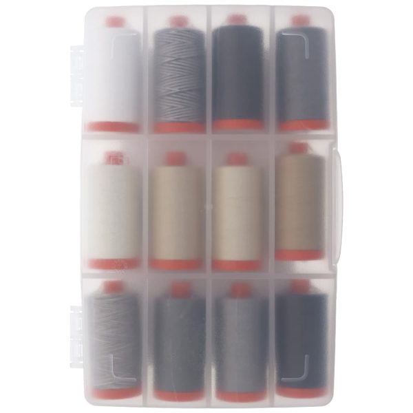 Aurifil 50wt Paper & Ink Thread Collection (12 Spools) For Cheap - Image 4