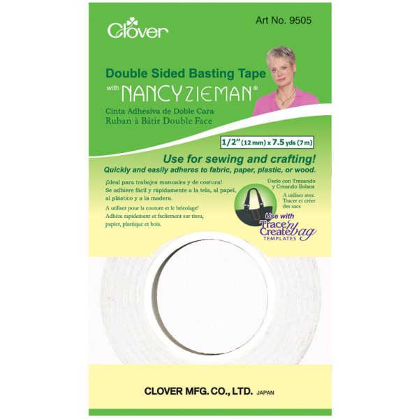 Double Sided Basting Tape, 1 2in x 7-1 2yds, Clover Sale - Image 3