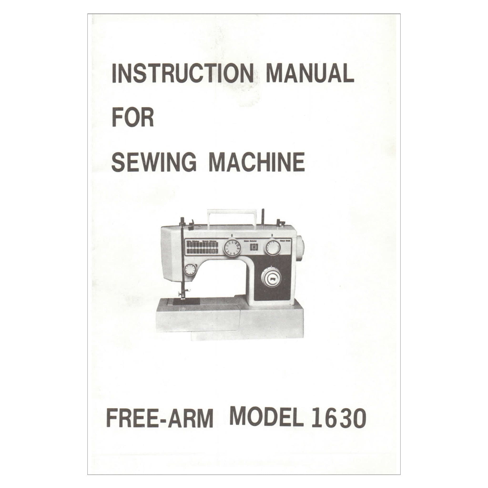 White 1630 Instruction Manual Online now