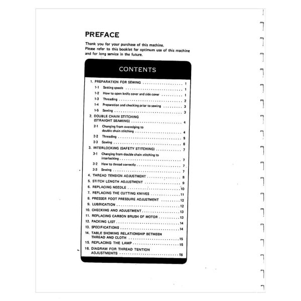 Babylock BL4-625 Instruction Manual For Cheap - Image 2