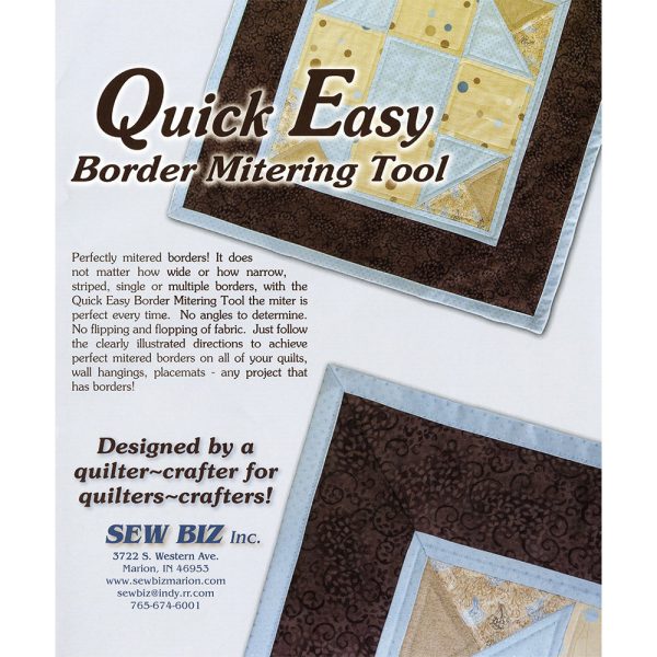 Quick Easy Border Mitering Tool Online now