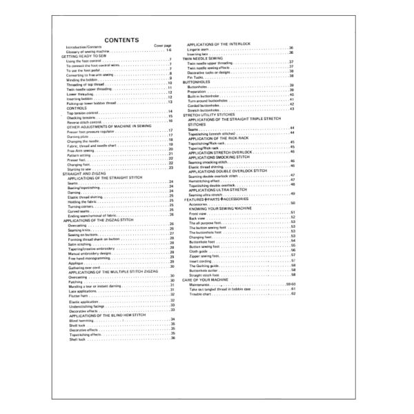 White 1570 Instruction Manual Online Hot Sale - Image 2