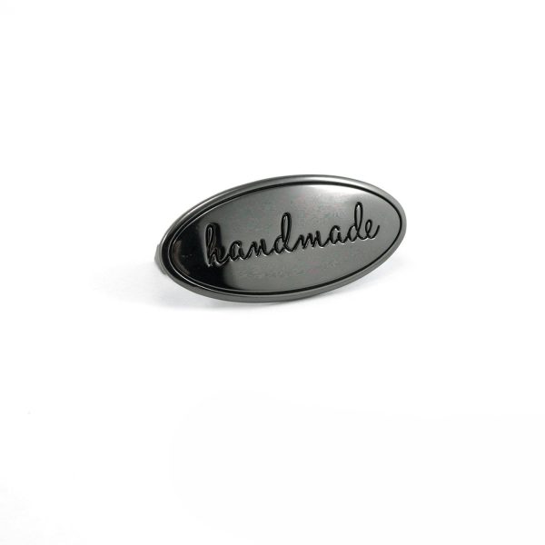 Metal Oval Bag Label  Handmade  Online now - Image 5