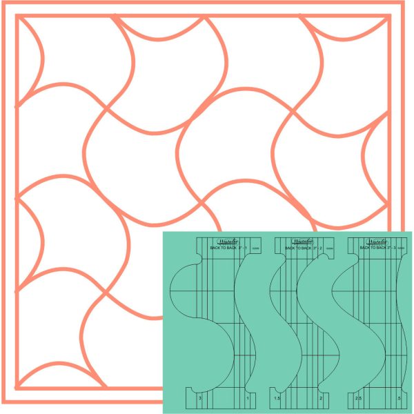 Westalee, Back to Back Ruler Template Cheap