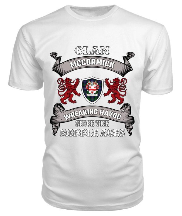 McCormick Family Tartan - 2D T-shirt Sale - Image 3