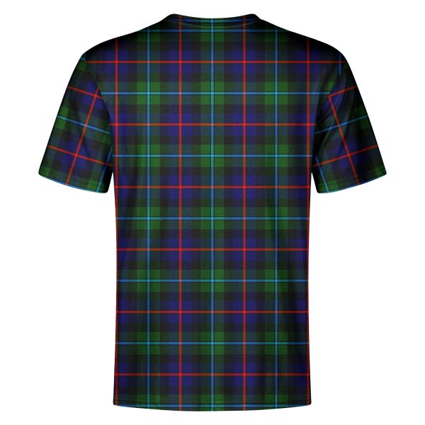 Campbell of Cawdor Modern Tartan Crest T-shirt For Cheap - Image 2